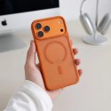 Etui Tech-Protect Magmat Magsafe CC na iPhone 18 Pro Max / 17 Pro Max - pomarańczowe matowe