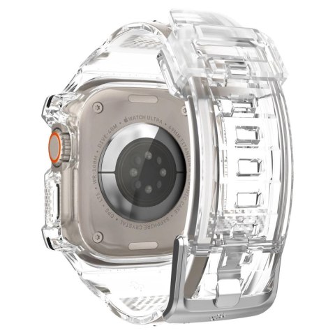 Etui z paskiem Spigen Rugged Armor Pro na Apple Watch Ultra (49 mm) - przezroczyste