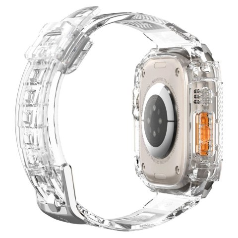 Etui z paskiem Spigen Rugged Armor Pro na Apple Watch Ultra (49 mm) - przezroczyste