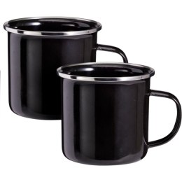 KUBEK TURYSTYCZNY 350 ML 2SZT STAL EMALIOWANA REDCLIFFS