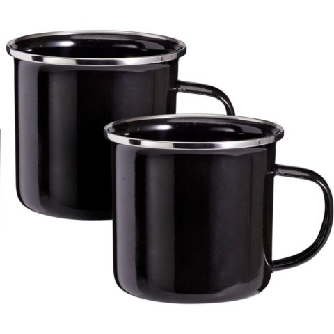 KUBEK TURYSTYCZNY 350 ML 2SZT STAL EMALIOWANA REDCLIFFS
