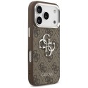 Etui Guess 4G Big 4G Classic Logo na iPhone 18 Pro / 17 Pro brązowo-srebrne