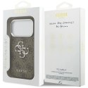 Etui Guess 4G Big 4G Classic Logo na iPhone 18 Pro / 17 Pro brązowo-srebrne