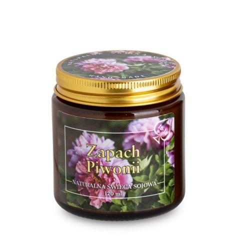 Pl Naturalna Świeca Sojowa 120 Ml Piwonia ART-POL