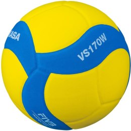 PIŁKA SIATKOWA MIKASA VS170W KIDS 160-180G NIEBIESKA