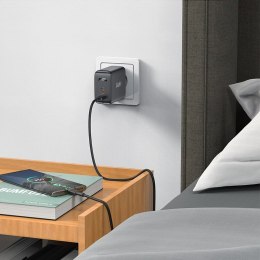 Acefast A29 PD50W GaN (USB-C+USB-C) dual port charger black - OUTLET