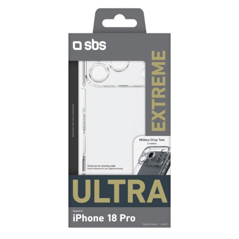 Etui SBS Extreme X2 Ultra na iPhone 18 Pro / 17 Pro - przezroczyste
