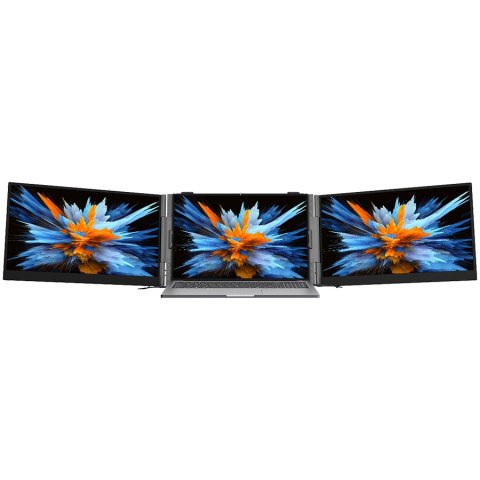 Portable monitor Blackview DCM6 Dual Screen 14inch 1920x1080 16:9 LCD 60Hz IPS 178 USB-C 3.1x3 for 13-17.3 inch laptops352.2x237