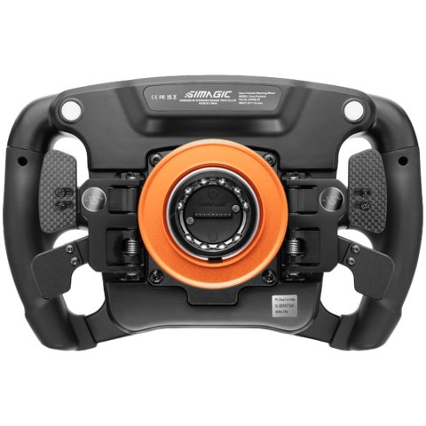 SIMAGIC Zeus Formula Steering Wheel, 280 mm, 5mm carbon fiber, CNC aluminum