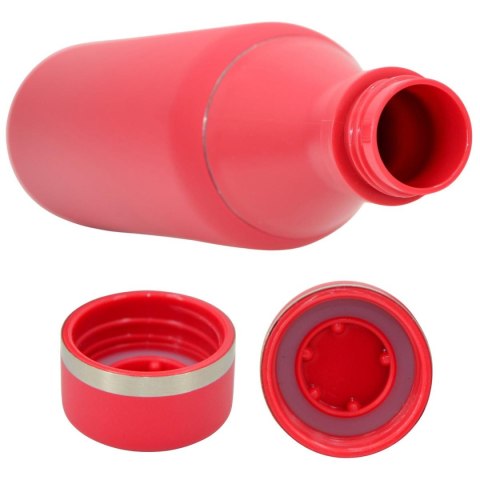 BUTELKA TERMICZNA TURYSTYCZNA FITNESS 550ML CZERWONA STAMINA