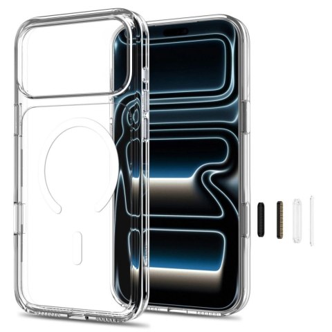 Etui Tech-Protect Flexair Hybrid CC MagSafe na iPhone 18 Pro / 17 Pro - przezroczyste