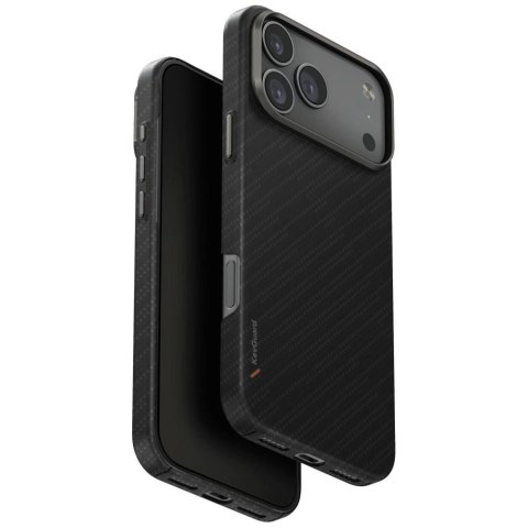 Etui UNIQ Keva EDGE Magclick Charging na iPhone 17 Pro Max - czarne