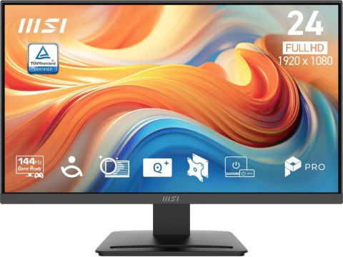 Monitor MSI PRO MP241 E14V (23.8" /VA /144Hz /1920 x 1080 /Czarny)
