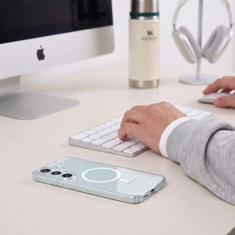 Etui Tech-Protect FlexAir Hybrid MagSafe na Samsung Galaxy S26 FE - przezroczyste