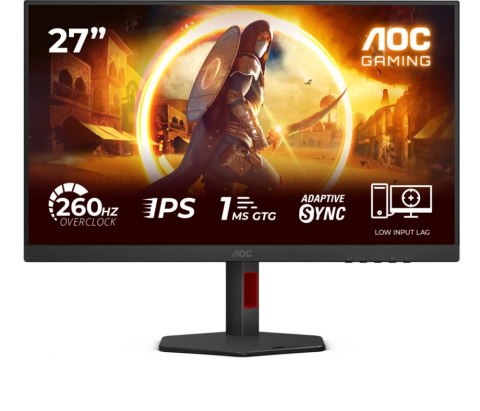 Monitor AOC 27G4ZR (27" /Rapid IPS /240Hz /1920 x 1080 /Czarny)