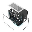 Obudowa komputerowa DarkFlash F1 ATX + 6 wentylatorów (biała)