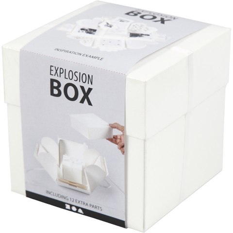 Eksplodujące Pudełko DIY Złamana Biel